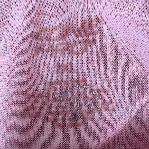 Zone Pro Men's Athletic T-Shirt Size 2XL Orange Geometric Pattern 100% Polyester - Picture 3 of 3